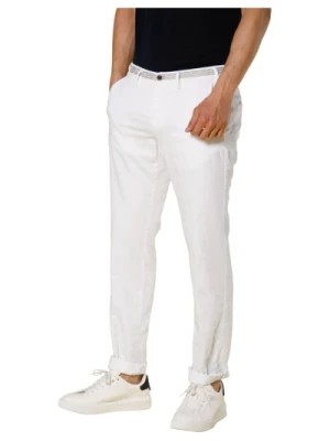 Zdjęcie produktu Spodnie Chino Jogger Slim Fit w kolorze białym Mason's