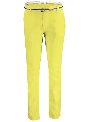 Zdjęcie produktu Geographical Norway Spodnie chino "Petunia" w kolorze żółtym rozmiar: M