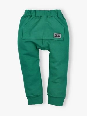 Zdjęcie produktu Spodnie chłopięce baggy zielone PANDAMELLO