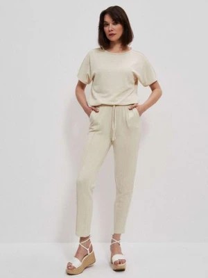 Zdjęcie produktu Spodnie damskie dresowe z kieszeniami Moodo