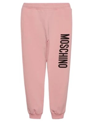 Zdjęcie produktu Spodnie do biegania w jednolitym kolorze Moschino