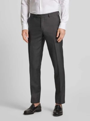 Zdjęcie produktu Spodnie do garnituru o kroju regular fit z kantami carl gross