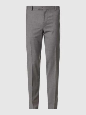 Zdjęcie produktu Spodnie do garnituru o kroju shaped fit z żywej wełny model ‘Peso’ Windsor