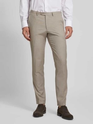Zdjęcie produktu Spodnie do garnituru o kroju slim fit z fakturowanym wzorem MCNEAL