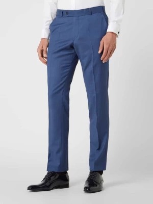 Zdjęcie produktu Spodnie do garnituru o kroju slim fit z wełny Wilvorst
