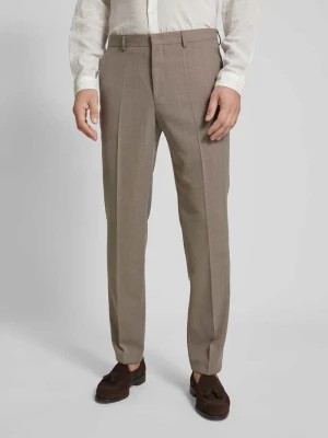 Zdjęcie produktu Spodnie do garnituru z efektem melanżu model ‘Leon’ Boss
