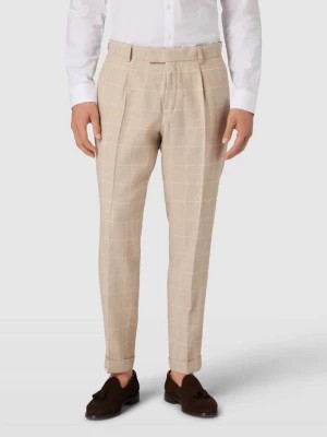 Zdjęcie produktu Spodnie do garnituru ze wzorem w kratę model ‘Louis’ Boss