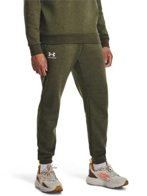 Zdjęcie produktu Spodnie dresowe męskie Under Armour UA Essential Fleece Jogger - khaki