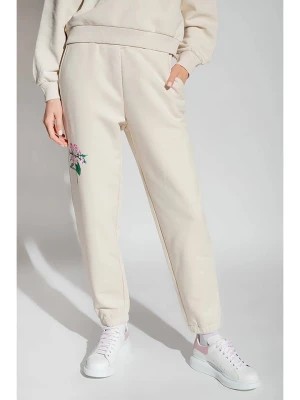 Zdjęcie produktu Woolrich Spodnie dresowe "Mountain" w kolorze kremowym rozmiar: L