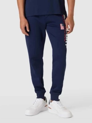 Zdjęcie produktu Spodnie dresowe z nadrukiem z logo Polo Sport
