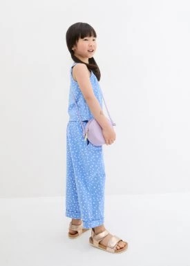 Zdjęcie produktu Spodnie dziewczęce 3/4 z dżerseju z bawełny organicznej bonprix