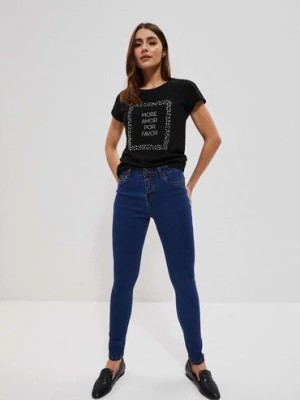 Zdjęcie produktu Spodnie jeansowe damskie push up Moodo