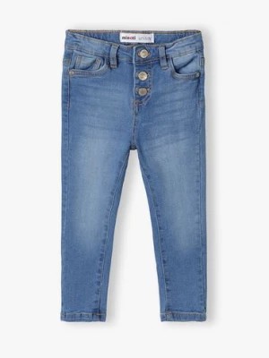 Zdjęcie produktu Spodnie jeansowe skinny dla dziewczynki - niebieskie Minoti