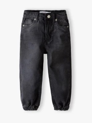 Zdjęcie produktu Spodnie jeansowe typu joggery niemowlęce czarne Minoti