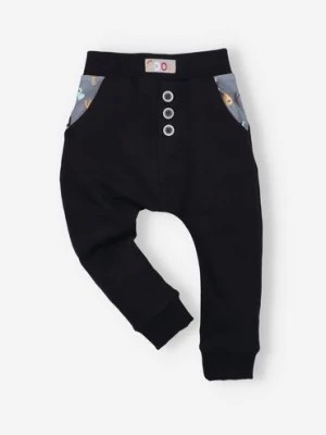 Zdjęcie produktu Spodnie niemowlęce z bawełny organicznej dla chłopca NINI