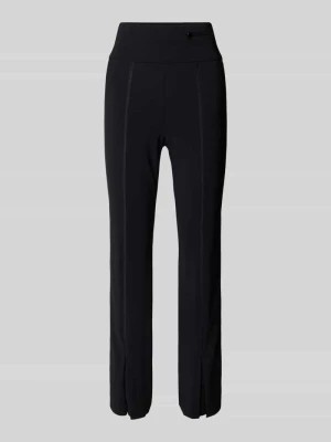 Zdjęcie produktu Spodnie o kroju feminine fit z szerokim, elastycznym pasem Marc Cain