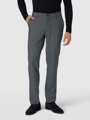 Zdjęcie produktu Spodnie o kroju regular fit z dodatkiem wiskozy i fakturowanym wzorem Christian Berg Men