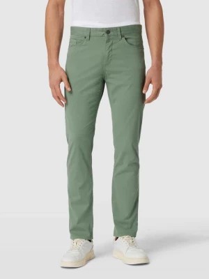 Zdjęcie produktu Spodnie o kroju slim fit w jednolitym kolorze model ‘Delaware’ Boss