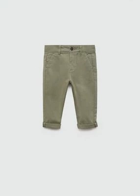 Zdjęcie produktu Bawełniane spodnie chinos MANGO BABY