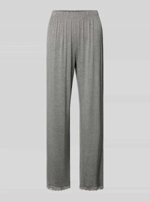 Zdjęcie produktu Spodnie od piżamy o kroju regular fit z obszyciem koronką model ‘Jasmin’ CCDK Copenhagen