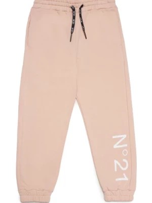 Zdjęcie produktu Spodnie polarowe z wiązanym pasem i logo N21