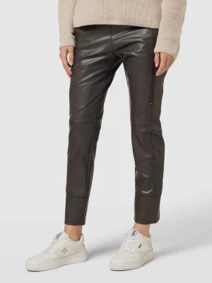 Zdjęcie produktu Spodnie sportowe z imitacji skóry model ‘Future Vegan Leather’ MAC