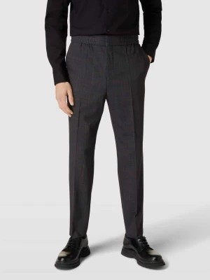 Zdjęcie produktu Spodnie wełniane z częściowo elastycznym pasem model ‘Howard’ HUGO