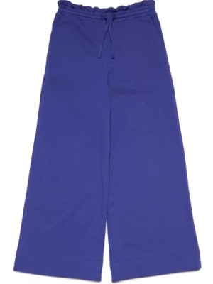 Zdjęcie produktu Spodnie z polaru o wysokim staniku i szerokich nogawkach Max & Co