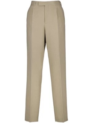 Zdjęcie produktu Spodnie z wełny z plisami prosty krój Dior