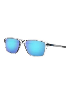 Zdjęcie produktu Sportowe okulary przeciwsłoneczne z niebieskimi soczewkami Oakley