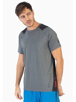 Zdjęcie produktu SPYDER Koszulka sportowa w kolorze szaro-czarnym rozmiar: L