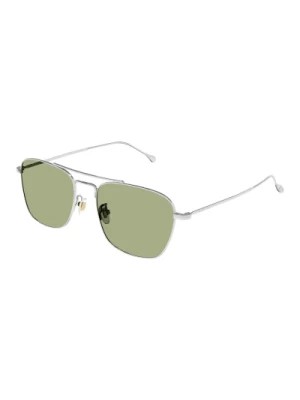 Zdjęcie produktu Srebrno-zielone okulary przeciwsłoneczne Gg1183S Gucci