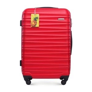 Zdjęcie produktu Średnia walizka z ABS - u z identyfikatorem czerwona Wittchen