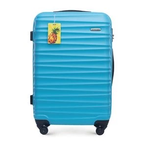 Zdjęcie produktu Średnia walizka z ABS - u z identyfikatorem niebieska Wittchen