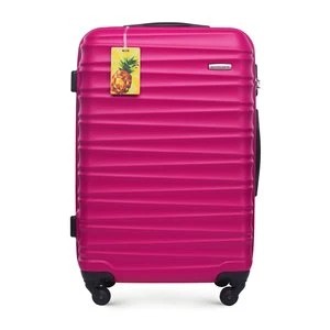 Zdjęcie produktu Średnia walizka z ABS - u z identyfikatorem różowa Wittchen