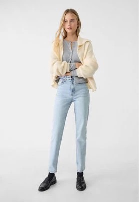 Zdjęcie produktu Stradivarius 1465 Jeansy mom fit typu slim  Niebieski denim