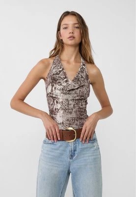 Zdjęcie produktu Stradivarius Drapowane body  Kamień