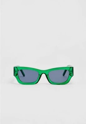 Zdjęcie produktu Stradivarius Geometryczne okulary przeciwsłoneczne z żywicy  Zielony