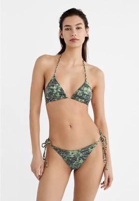 Zdjęcie produktu Stradivarius Góra od bikini z nadrukiem i plecionymi ramiączkami  Khaki