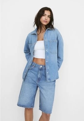 Zdjęcie produktu Stradivarius Jeansowa koszula wierzchnia oversize  Niebieski denim