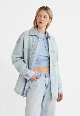 Zdjęcie produktu Stradivarius Jeansowa koszula wierzchnia oversize  Niebieski denim