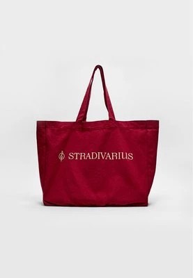 Zdjęcie produktu Stradivarius Materiałowa torba shopper  Wiśniowy