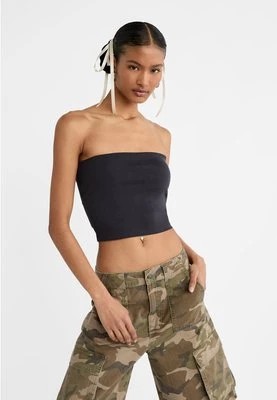 Zdjęcie produktu Stradivarius Top basic z dekoltem bandeau  Morski