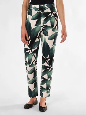 Zdjęcie produktu Street One Spodnie Kobiety wiskoza zielony|biały wzorzysty,