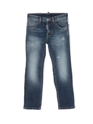 Zdjęcie produktu Stretch Sfumato Chłopcy Jeans Dsquared2