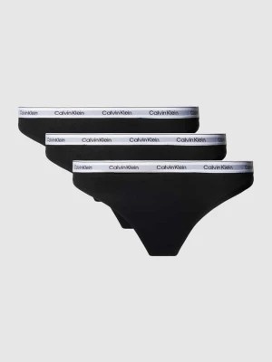 Zdjęcie produktu Stringi z elastycznym pasem w zestawie 3 szt. Calvin Klein Underwear