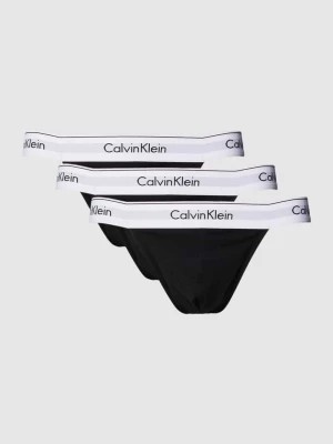 Zdjęcie produktu Stringi z elastycznym paskiem z logo model ‘MODERN’ Calvin Klein Underwear