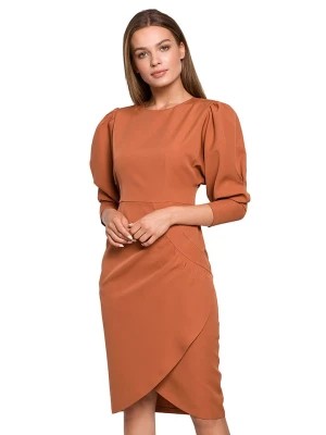 Zdjęcie produktu Stylove Sukienka w kolorze jasnobrązowym rozmiar: S