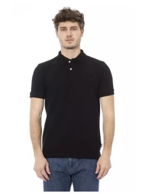 Zdjęcie produktu Stylowa czarna koszulka polo z bawełny Baldinini