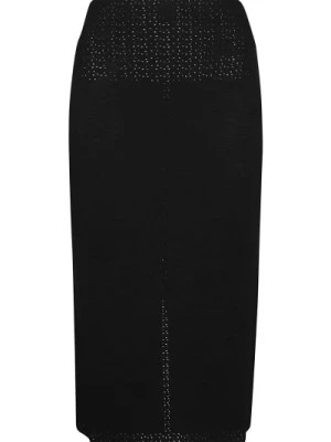 Zdjęcie produktu Stylowa Czarna Spódnica Midi Victoria Beckham